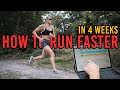 How to run faster in 4 weeks  session ideas  knowledge is progress