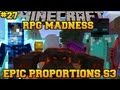 Minecraft : RPG MADNESS - TURTLE BOSS BATTLE - Ep. 27 : Let&#39;s Play - Epic Proportions