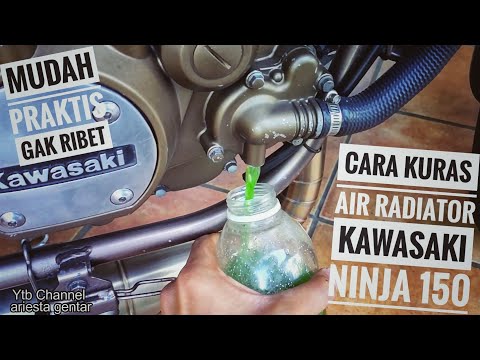Cara Kuras Air Radiator Ninja 150 RR Mudah & Praktis