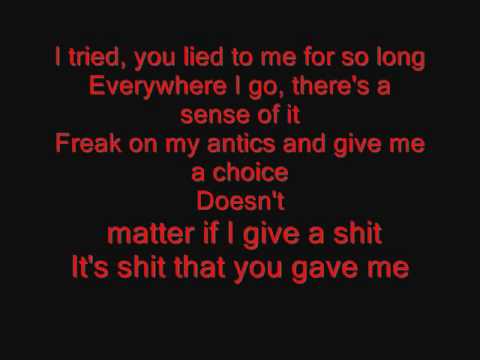 Slipknot Eyeless Lyrics R I P Paul Gray