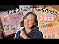 Cómo organizarte y alcanzar tus metas en este 2023 | Inspiración, organización, metas + PROPÓSITOS