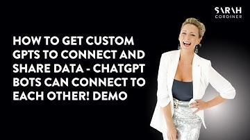 How To Get Custom GPTs To Connect and Share Data - ChatGPT Bots Can Connect To Each Other! DEMO