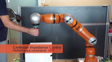 Manipulator Performance Constraints for Human-Robot Cooperation - Singularity avoidance [ICRA 2016]