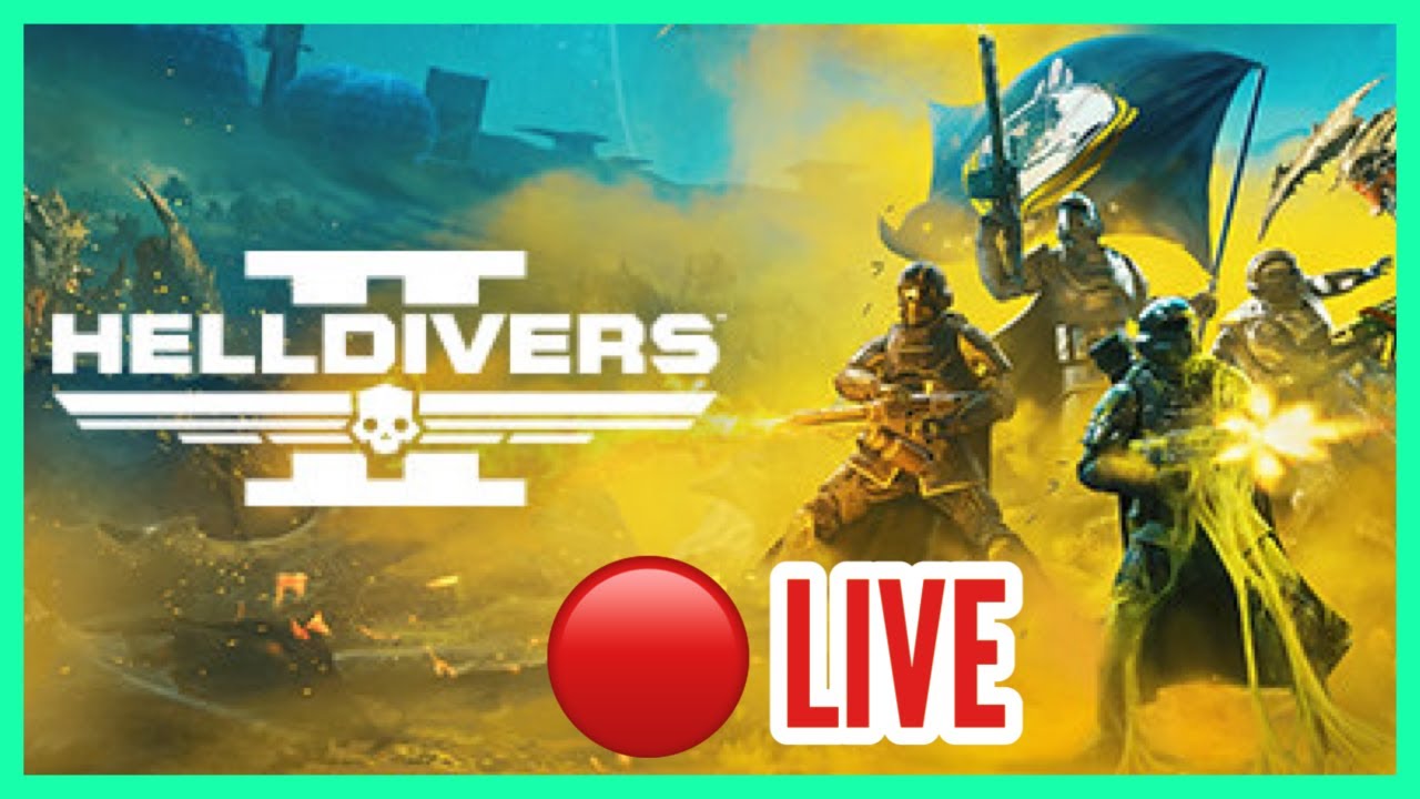 🔴LIVE: Helldivers 2- liberating all of them - YouTube