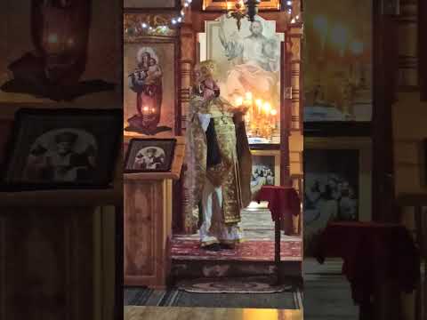 Утреннее богослужение в Храме Св. Николая. Мирликийского. 25.12.24. Marculesti. Moldova.
