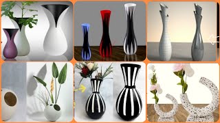 مجموعة من المزهريات الرائع المصنوعة يدويا من الأسمنت للديكور Beautiful set of vases made of cement