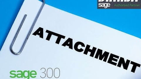 Norming Attachment Mgt module for Sage 300