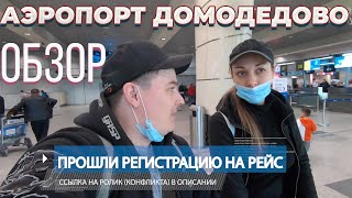 ОБЗОР-Аэропорт ДОМОДЕДОВО (DME), РЕГИСТРАЦИЯ НА РЕЙС, КАФЕ, ОТДЫХ