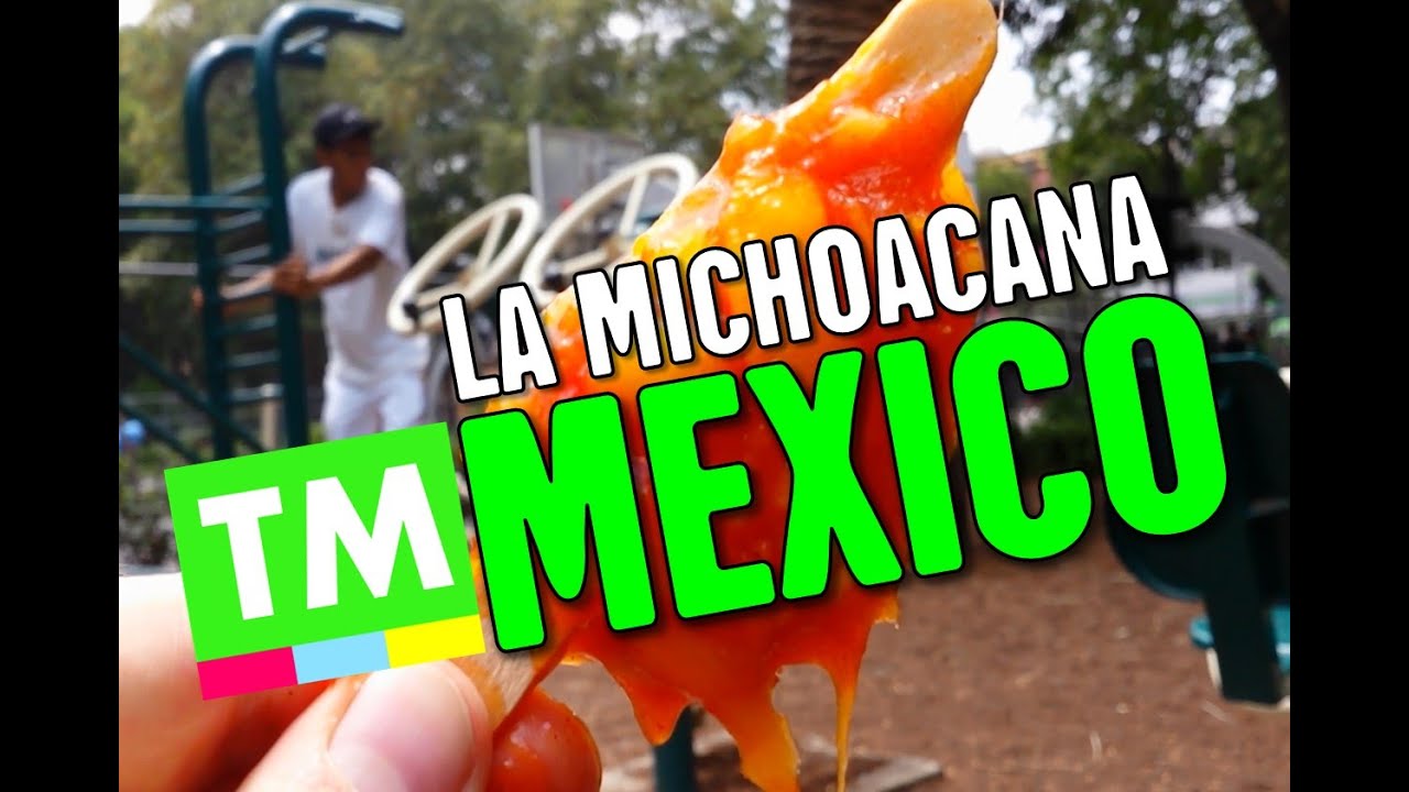 Mexican ICE CREAM Heaven - Juicy Mango + Chile Paleta at La Michoacana