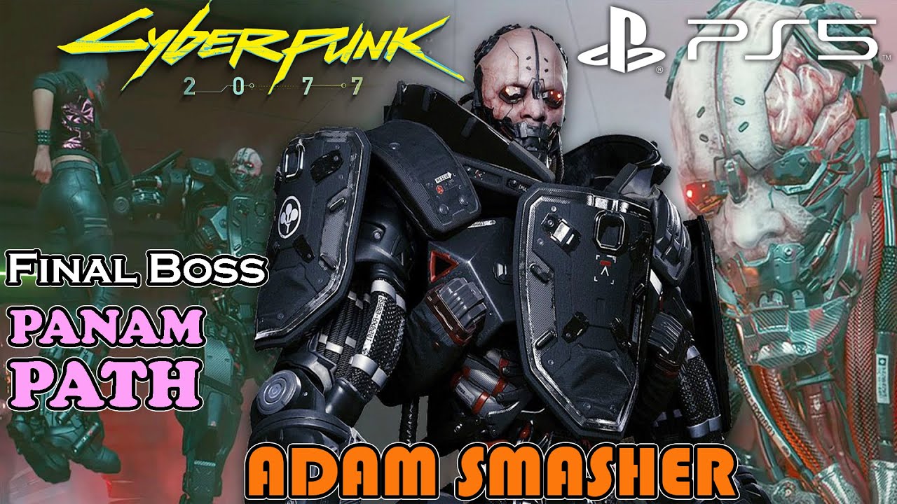 Cyberpunk 2077 Final Boss Fight - Panam Path | Cyberpunk 2077 Adam Smasher Boss Fight | Cyberpunk 4K