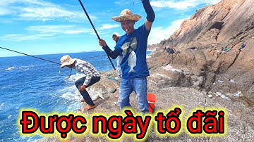 VUONG LT VLOG | câu cá biển | câu cá nấu ăn trên đảo Hòn khô _nhơn hải cùng anh,em