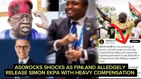 SIMON EKPA ALLEDGELY RELEASED WITH $50,000 COMPENSATION NIG GOVT SHOCKS AS FIN FINALLY DROP CHARGES