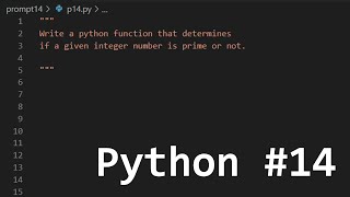 Famous Solving Python Prompts #14 | Check if Prime Wealth