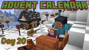 A Real Life Sledding Memory Using Armour Stands - Advent Day 20