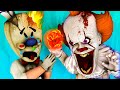 Мороженщик vs Пеннивайз 3: Финал (Ice Scream 3 Оно 2 Грендпа Танцующий Клоун Хоррор 3D Анимация)