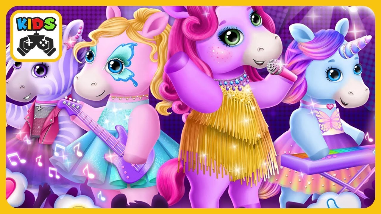 Маленькие Пони Сестры - Музыкальная группа * Pony Sisters Pop Music Band от TutoTOONS