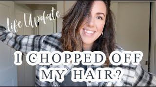 LIFE UPDATE GRWM + CHOPPED MY HAIR? + OUTFIT OF THE DAY