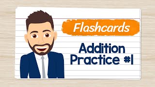 Addition Flashcards Practice #1 | Elementary Math with Mr. J screenshot 1