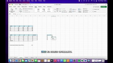 TUTORIAL MENGERJAKAN KASUS SOAL DENGAN METODE PENUGASAN MENGGUNAKAN APLIKASI EXCEL (SOLVER)