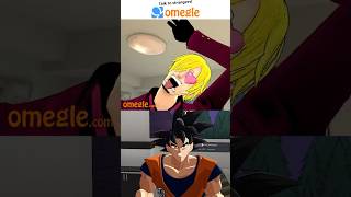 Goku Goes On Omegle Pt. 9 #goku #omegle #shorts