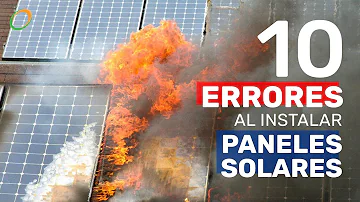 ¿Cuál es el riesgo de instalar un panel solar?