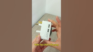 Universal Travel Adapter 3 socket multiplug with 2 USB