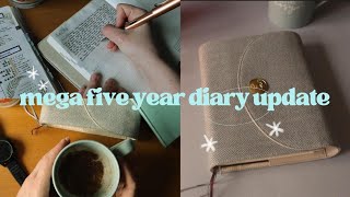 Mega Hobonichi Five Year Diary Update: I've Been Slacking (Again)