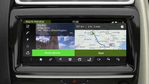 How to navigate with InControl Touch Pro | Jaguar E-PACE (17MY)