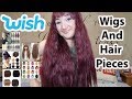 Testing Out WISH Wigs And Hair Pieces #2