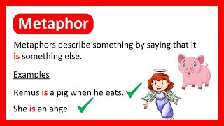 What is a METAPHOR? 😇 Learn with Examples Resimi