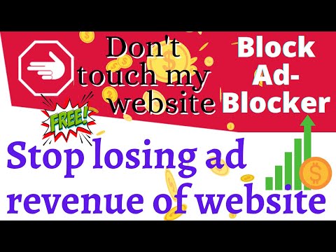 Anti AdBlocker for Websites | Anti Adblock | Stop Losing Advertising Revenue | Block AdBlocker Ads