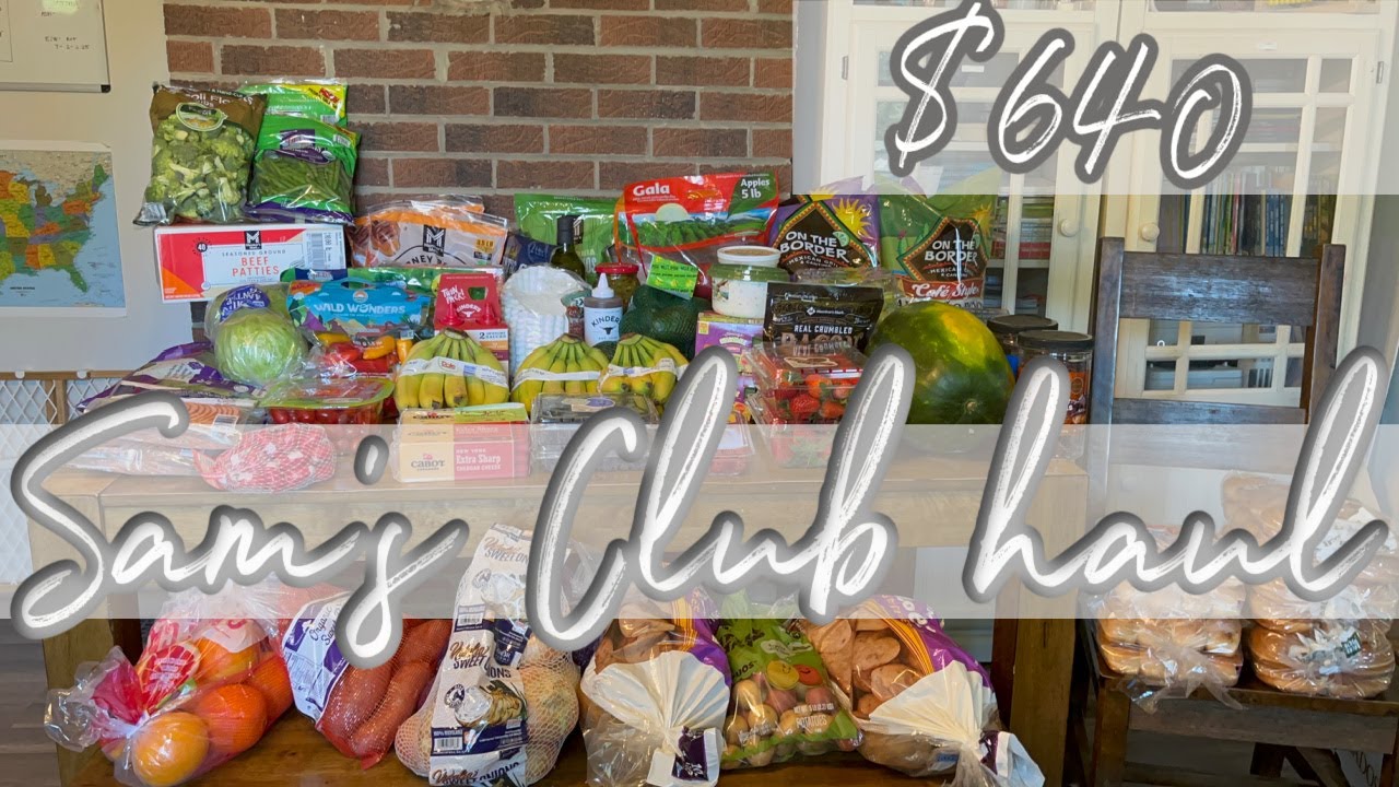 $640 SAM'S CLUB GRADUATION HAUL! - YouTube