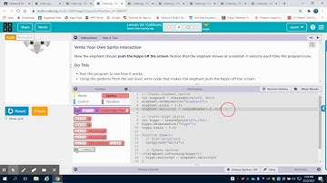Code.org Lesson 22 Collisions