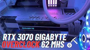 Overclock rapide RTX 3070 minage ETH/ETC