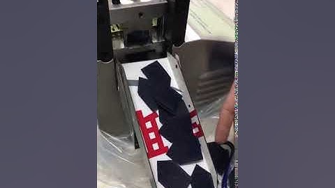 Velcro magic tape cutting machine