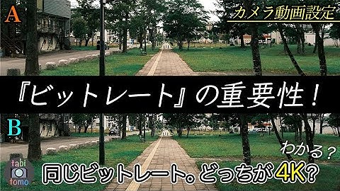 【動画用カメラ設定】『ビットレート』の重要度が「解像度とフレームレート」なみに高い理由！