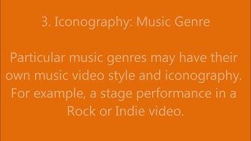 Codes and Conventions of Music Videos