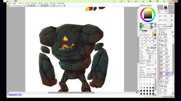 Mobile Game Character Coloring Time Lapse - Nightspade Studio