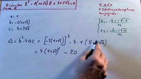 Nombres complexes : résolution d