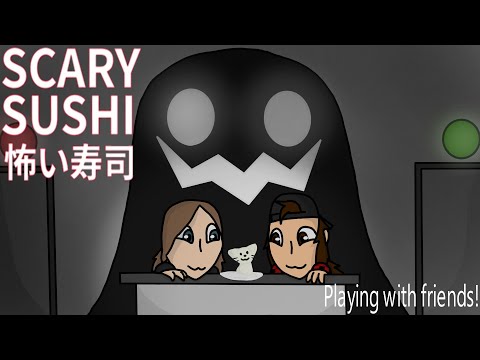 Scary Sushi Roblox game play | with bestie!