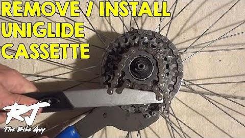 How To Remove/Install Shimano Uniglide Cassette