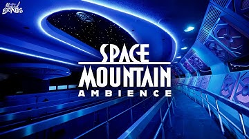 Space Mountain Ride Queue Music & Ambience | High Quality 4K