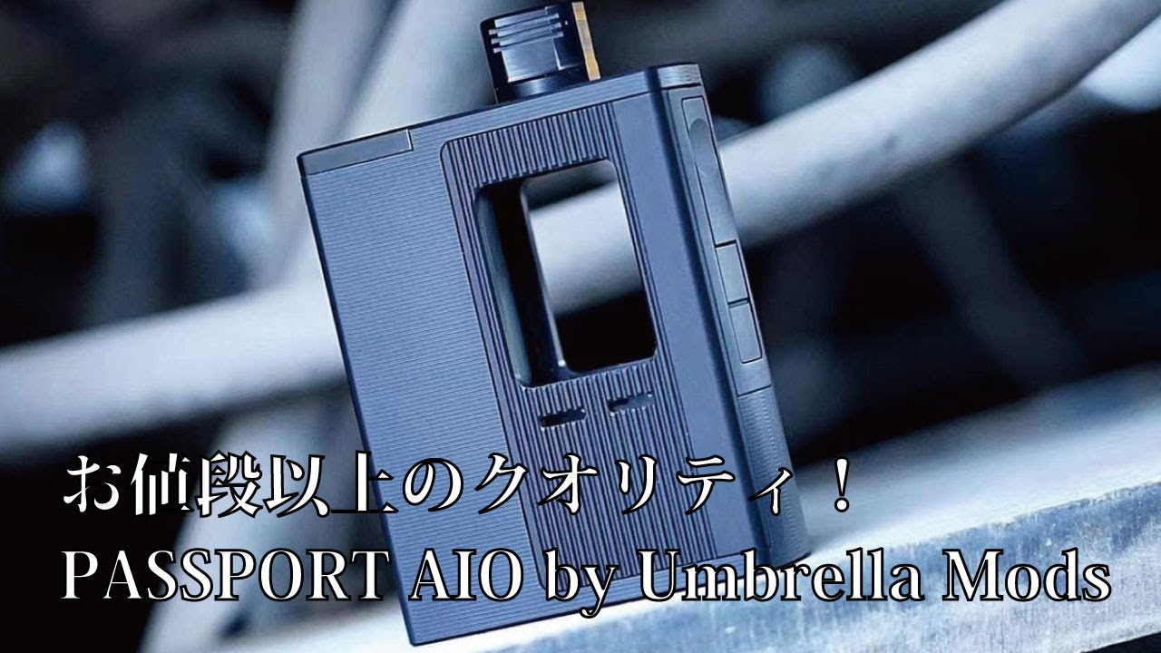 お値段以上のBORO MOD】PASSPORT AIO by Umbrella Mods - YouTube
