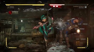 Kitana Flew Full Screen After Liu