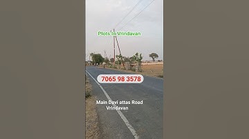 vrindavan मैन रोड प्लॉट | Plot in vrindavan #vrindavan #plots @SanjitSinghRajput