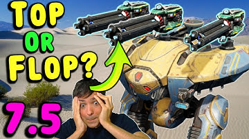 TOP OR FLOP? New BASILISK Titan Weapon Maxed War Robots 7.5 Gameplay WR