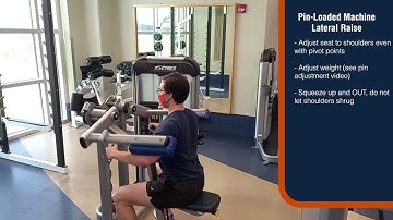 Exercise How-To: Pin Loaded Machine Lateral Raise