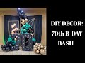 Diy decor balloon garland tutorial my dads 70th bday bash