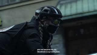 Ryska Postens Bike Messenger in Stockholm (EN)
