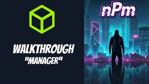Hack the Box Walkthrough - Manager